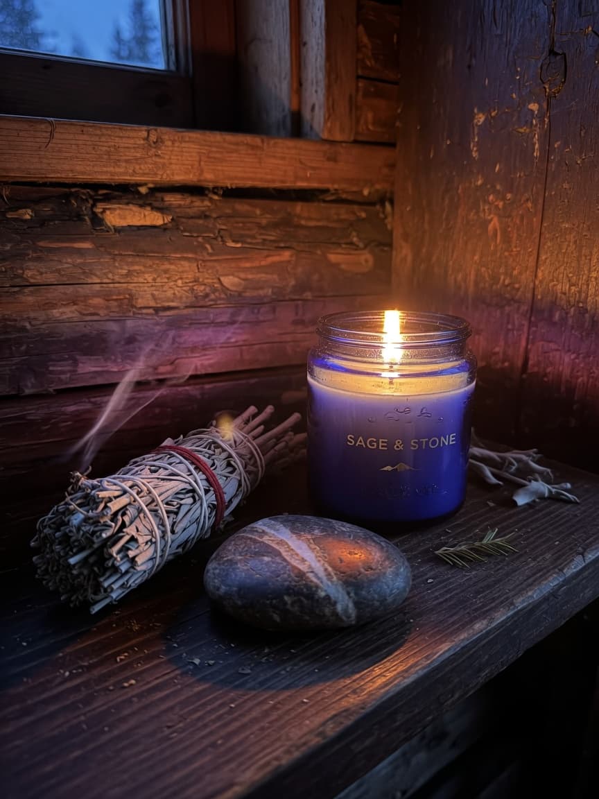 Spiritual & Wellness wooden-wick candles from Sasquatch Candle Company