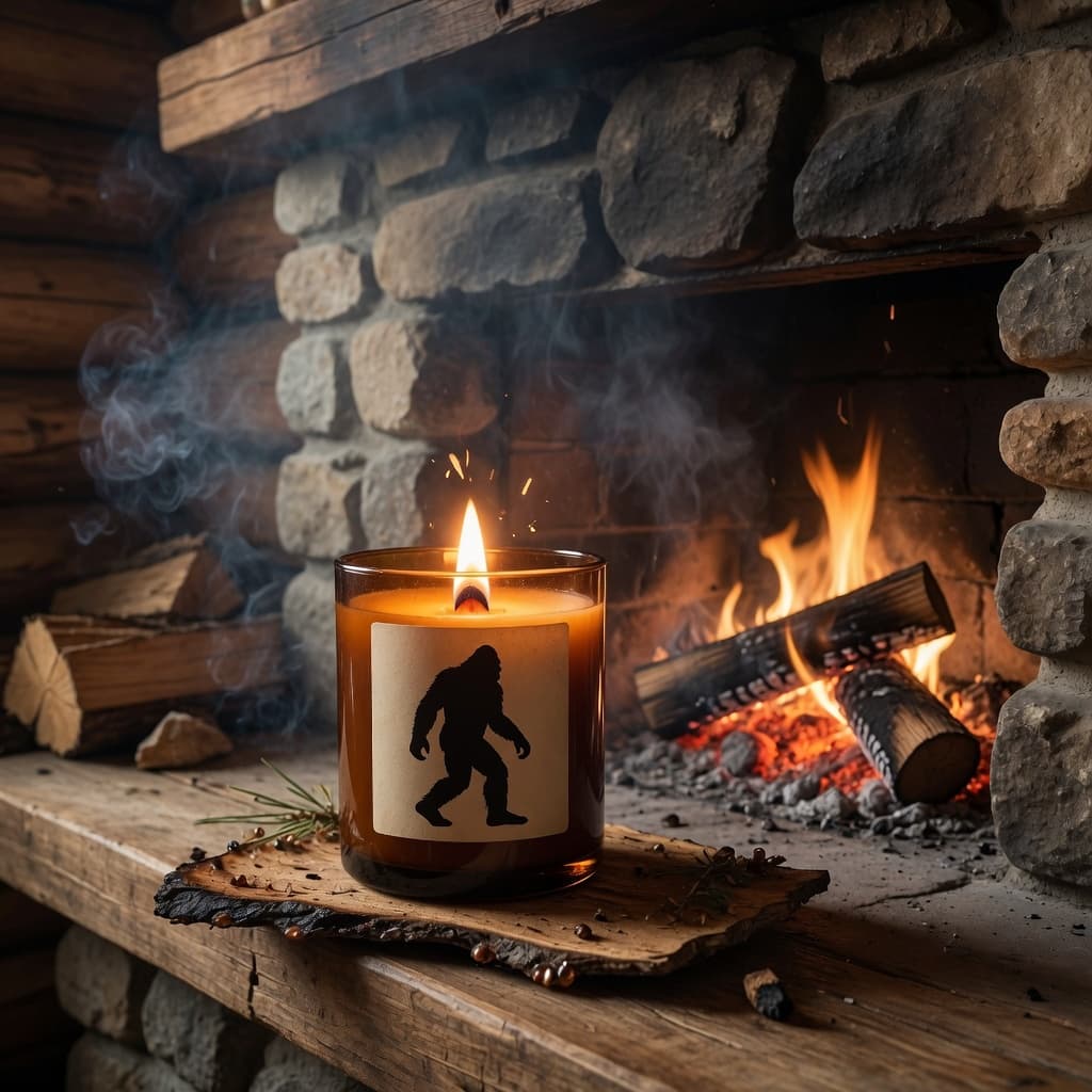Cedar Grove 9 oz wooden-wick candle, hand-poured in Flagstaff